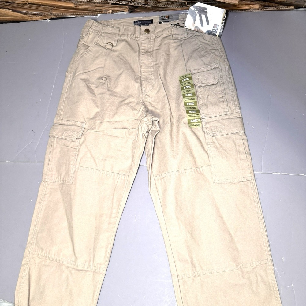 5.11 Tactical GSA Tactical Pants 74252 Mens 31 30 29.5 Khaki Cotton Work New A